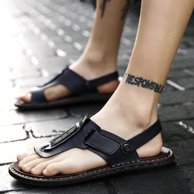 Men Sandals Slip On Fashion Flip Flops
