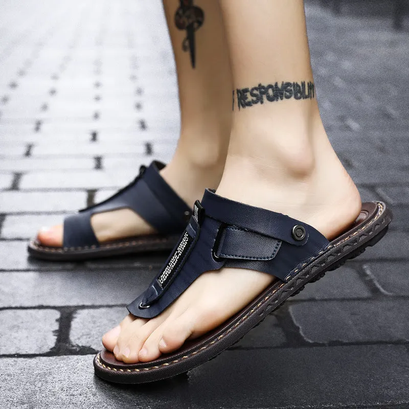 Men Sandals Slip On Fashion Flip Flops