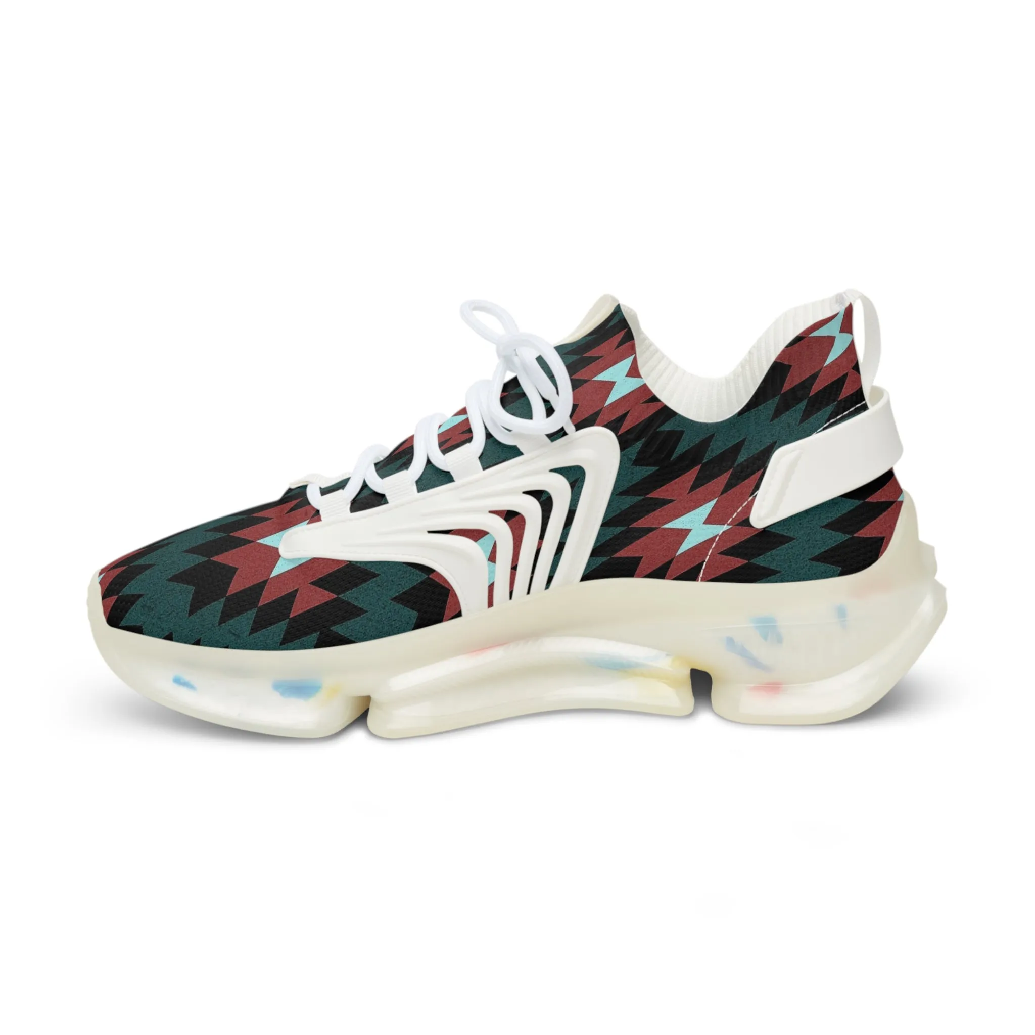Men's Indigenous print Mesh Sneakers