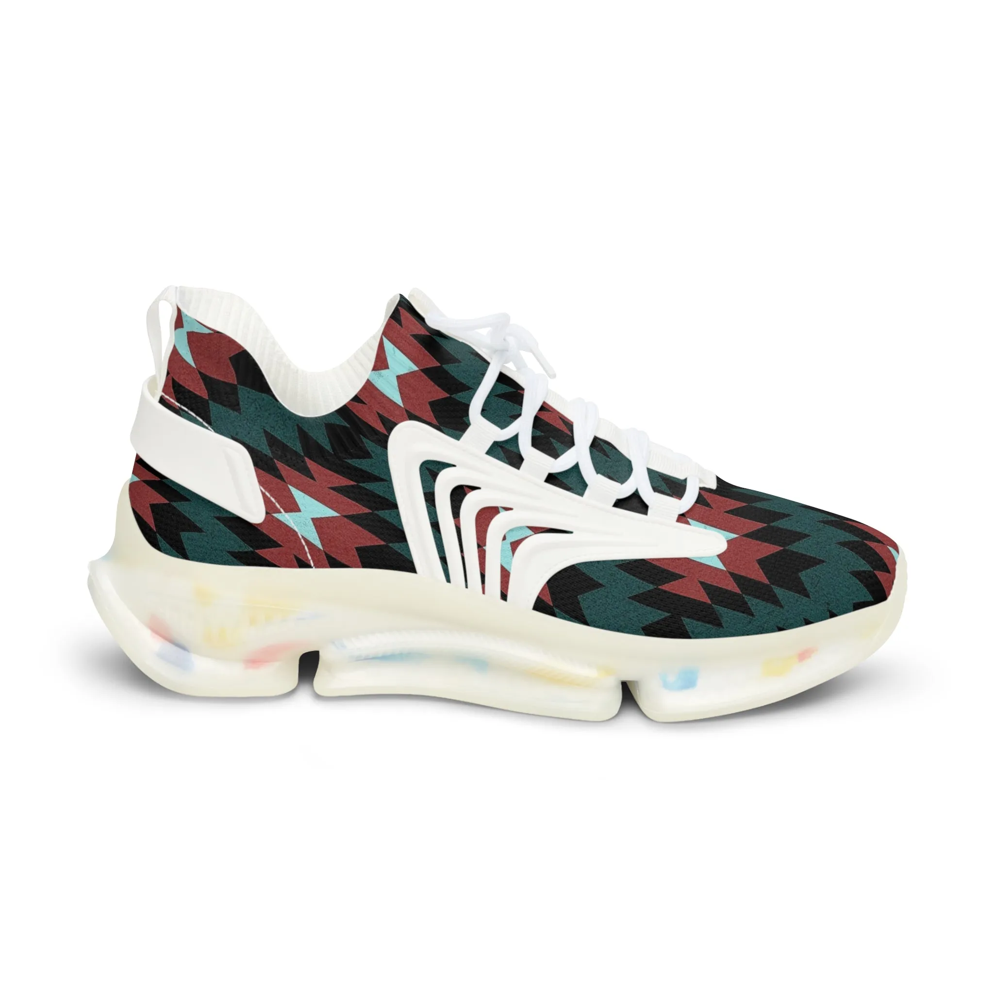 Men's Indigenous print Mesh Sneakers