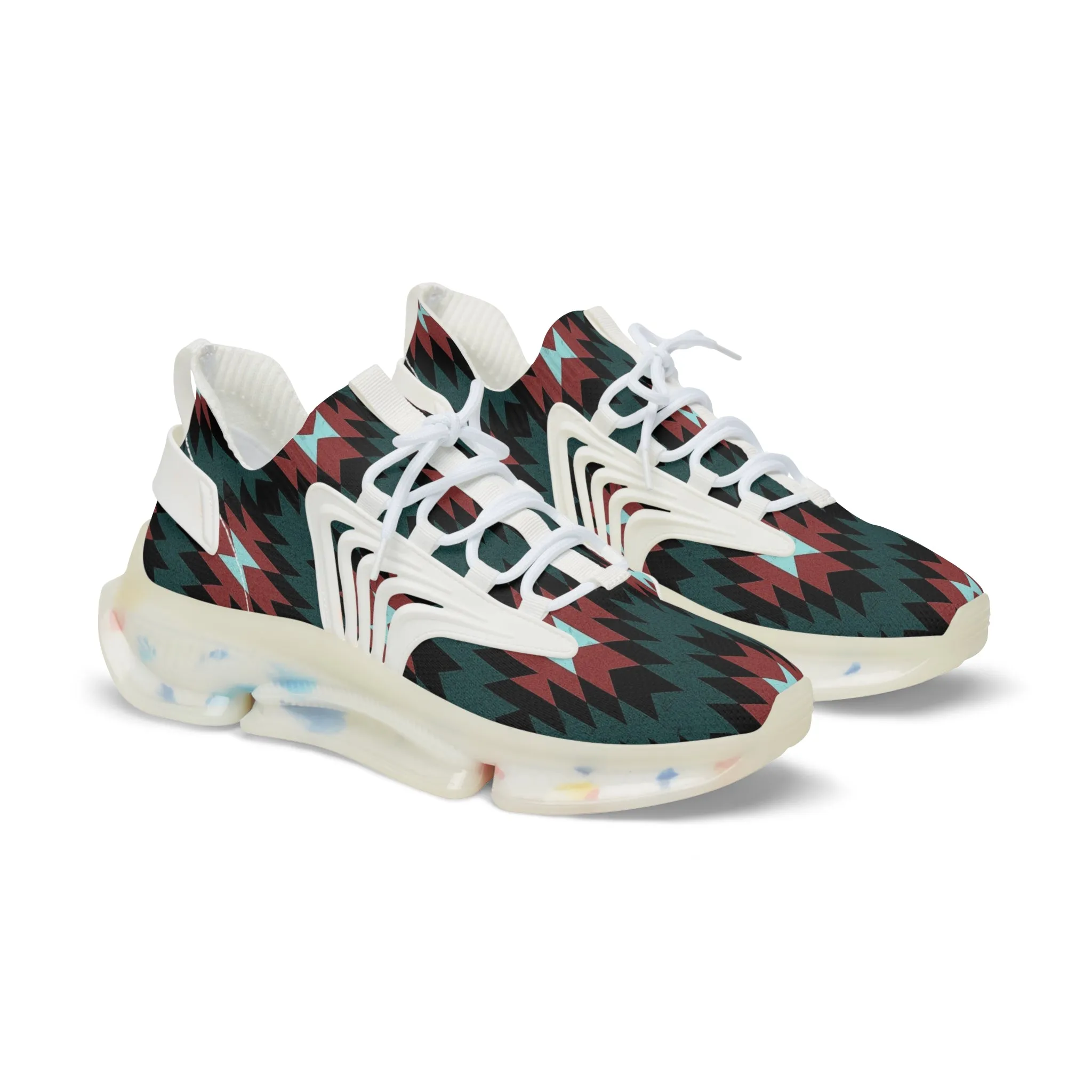 Men's Indigenous print Mesh Sneakers