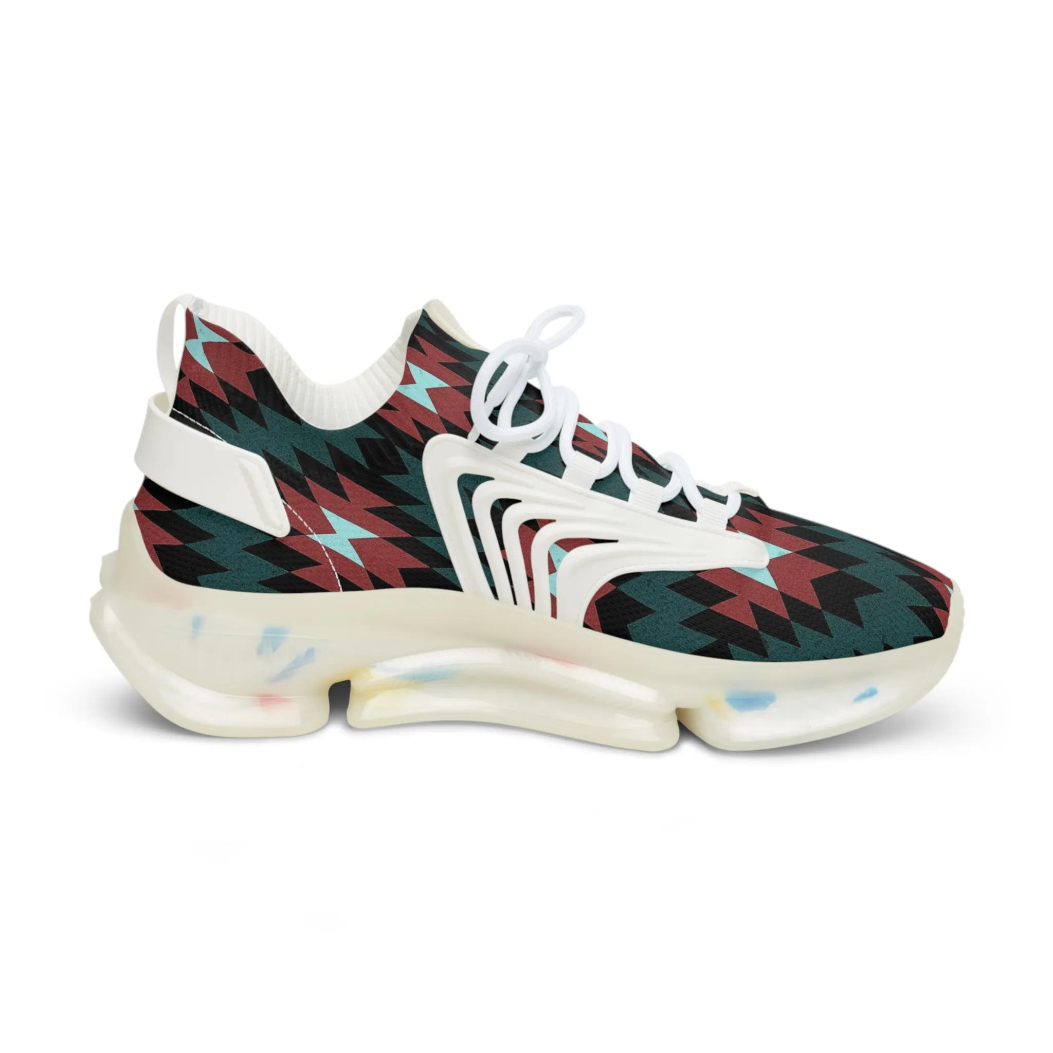 Men's Indigenous print Mesh Sneakers