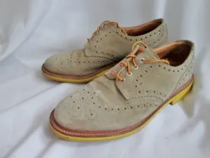 Mens MARK MCNAIRY NEW AMSTERDAM SUEDE COUNTRY BROGUES 11.5 ENGLAND Shoes BEIGE