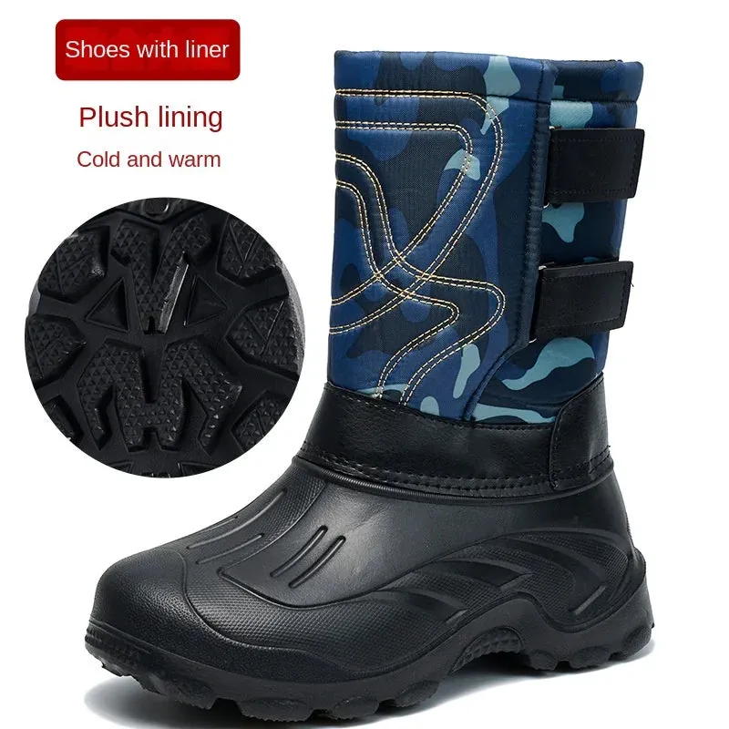 Men's Outdoor Waterproof   Anti-cold Boots for Winter