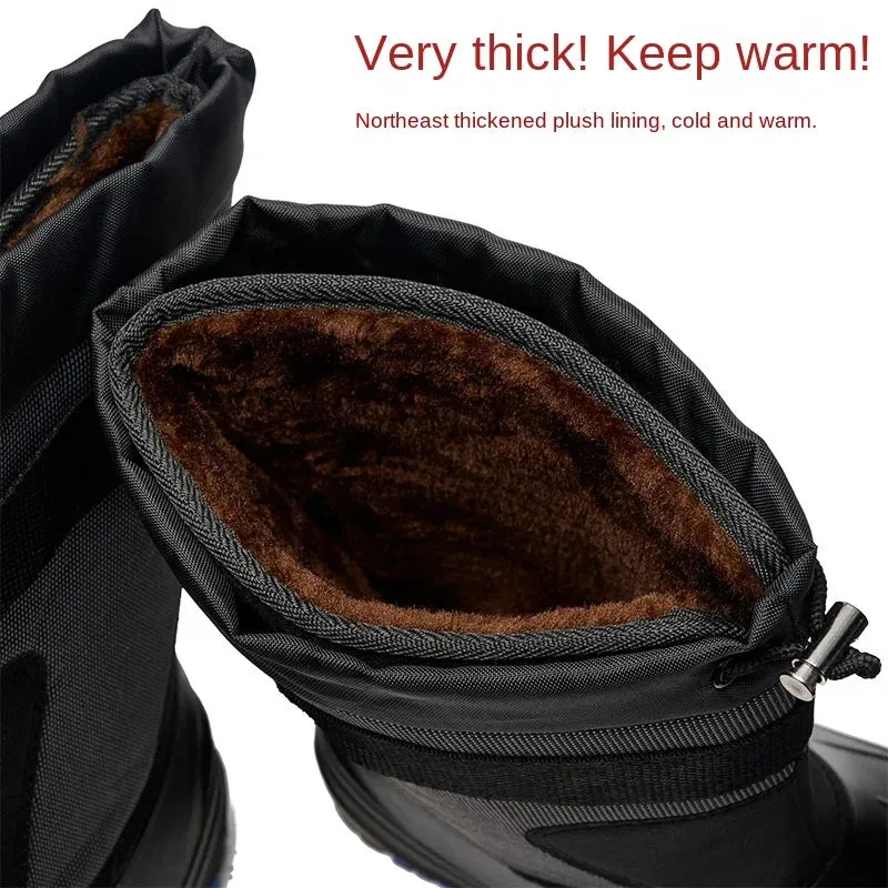 Men's Outdoor Waterproof   Anti-cold Boots for Winter