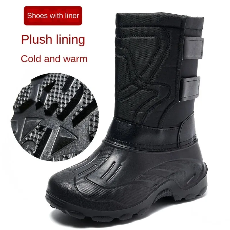 Men's Outdoor Waterproof   Anti-cold Boots for Winter