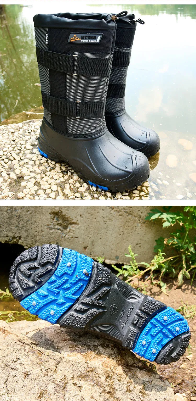 Men's Outdoor Waterproof   Anti-cold Boots for Winter