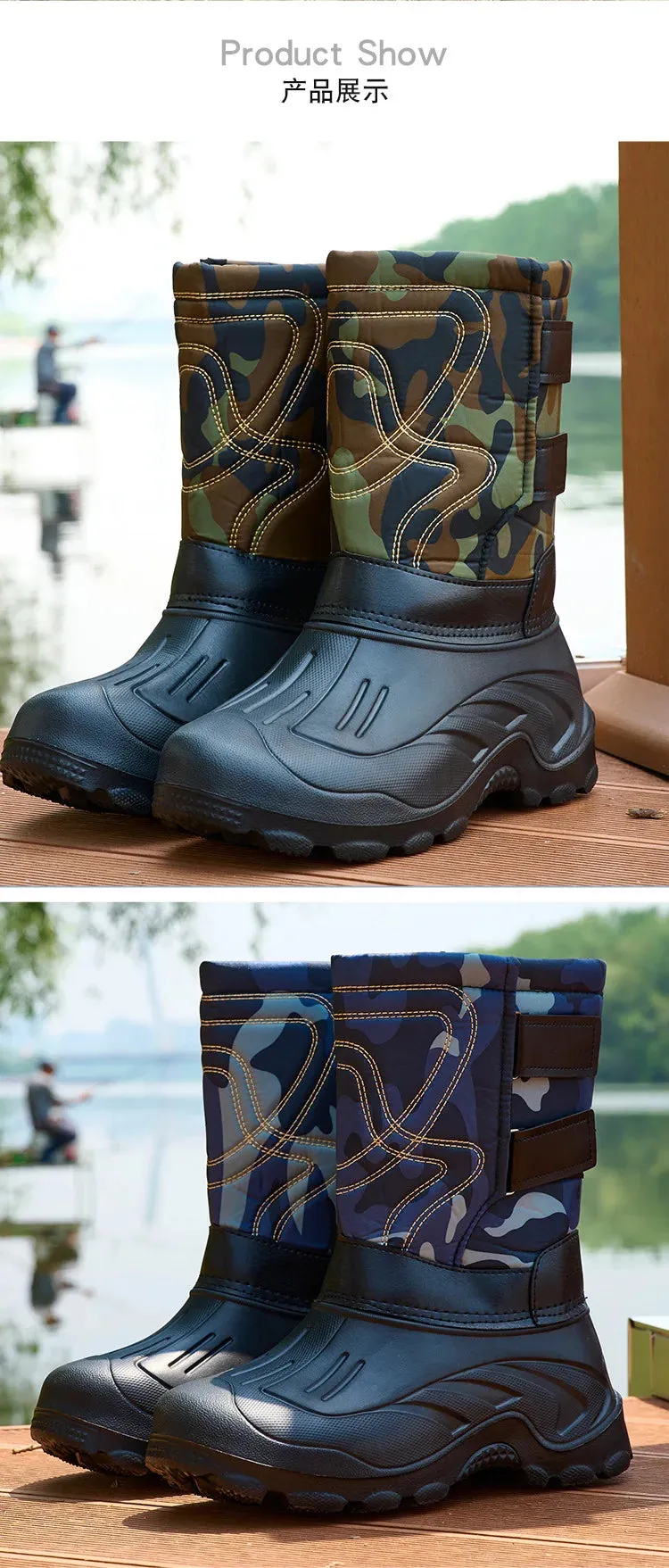 Men's Outdoor Waterproof   Anti-cold Boots for Winter