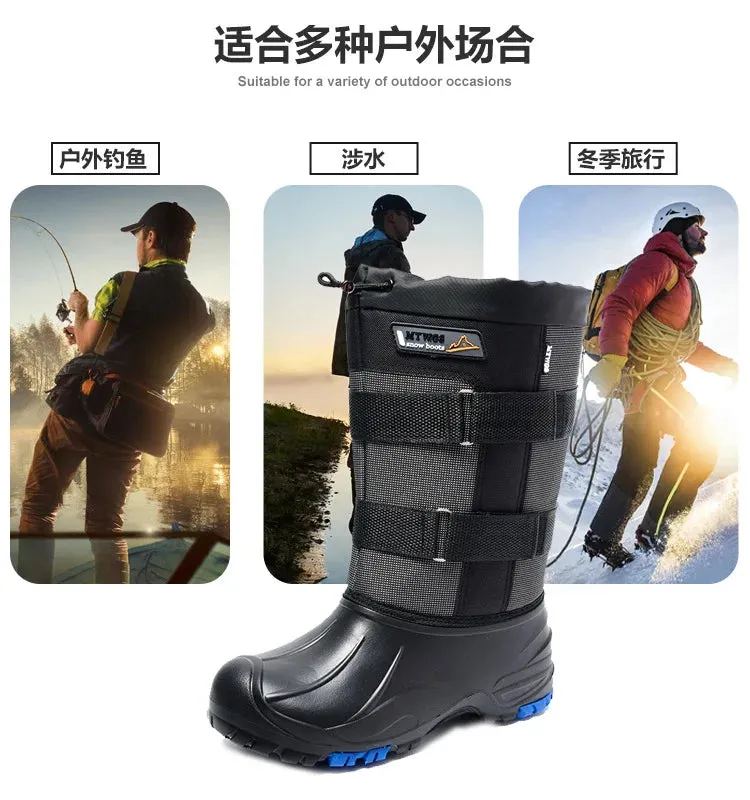 Men's Outdoor Waterproof   Anti-cold Boots for Winter