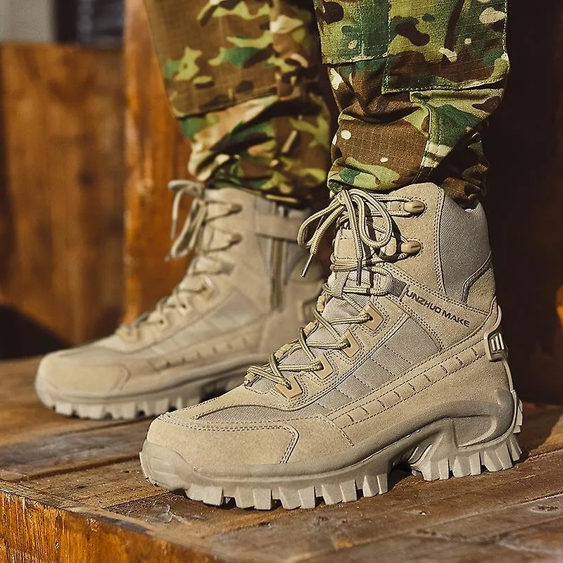 Men's Waterproof Outdoor Anti-Puncture Work Boots