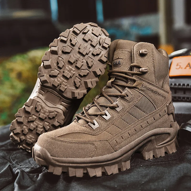 Men's Waterproof Outdoor Anti-Puncture Work Boots