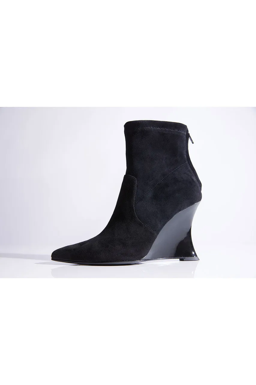Neko Suede Wedge Ankle Boot