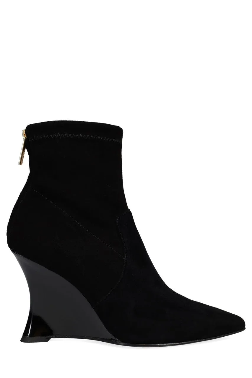Neko Suede Wedge Ankle Boot
