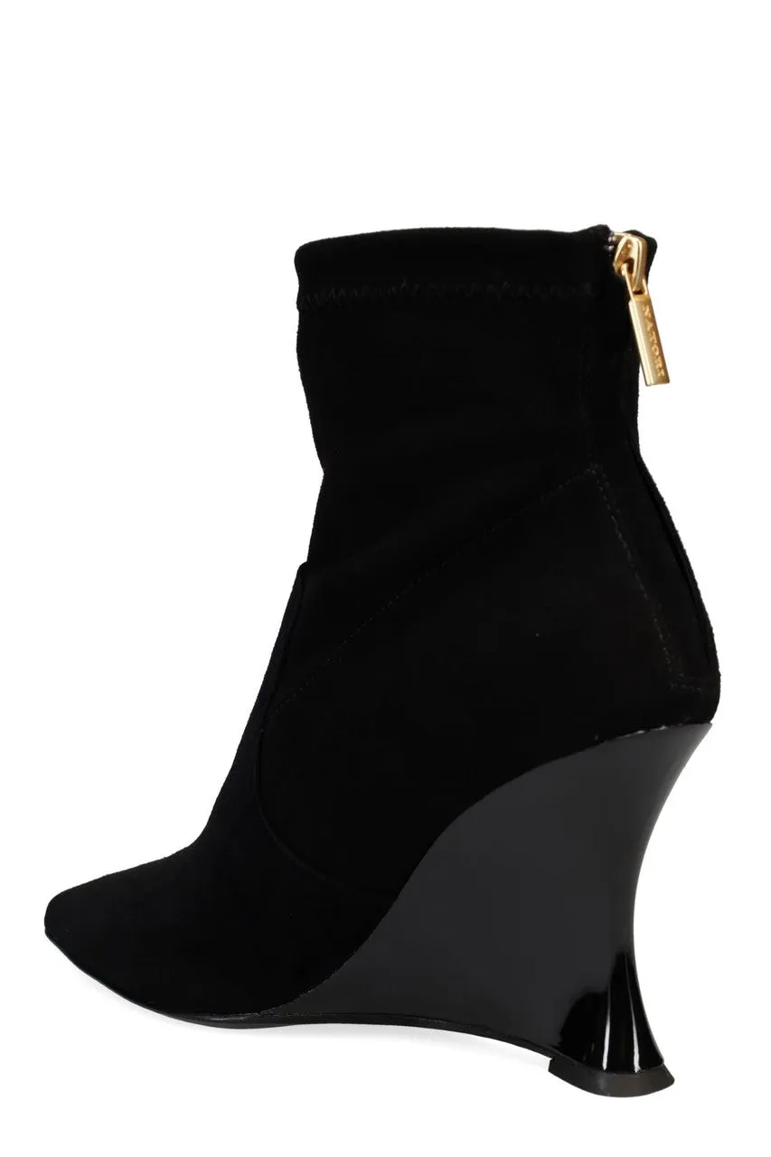 Neko Suede Wedge Ankle Boot