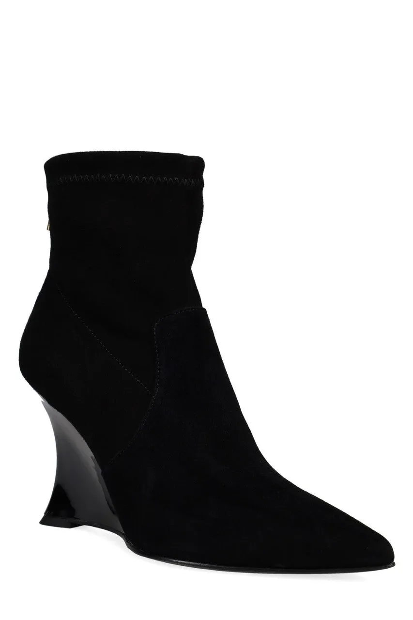 Neko Suede Wedge Ankle Boot