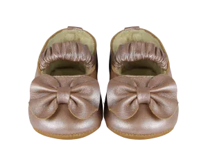 Neni Ballerinas | Clay Metallic Leather