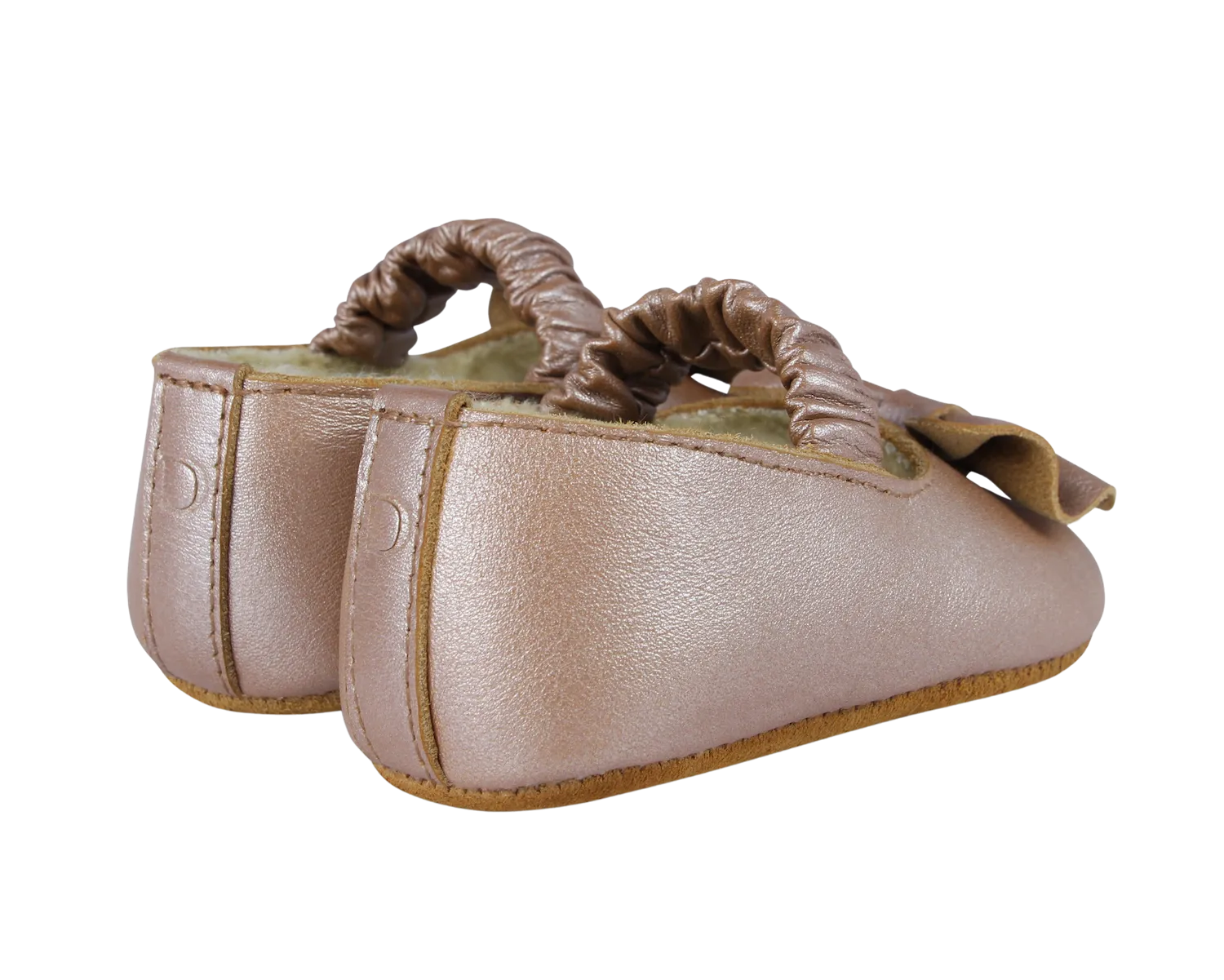 Neni Ballerinas | Clay Metallic Leather