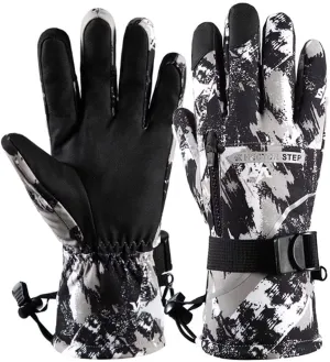 NewDoar Ski Gloves Waterproof Winter Warm Gloves Cold Snowboard Gloves