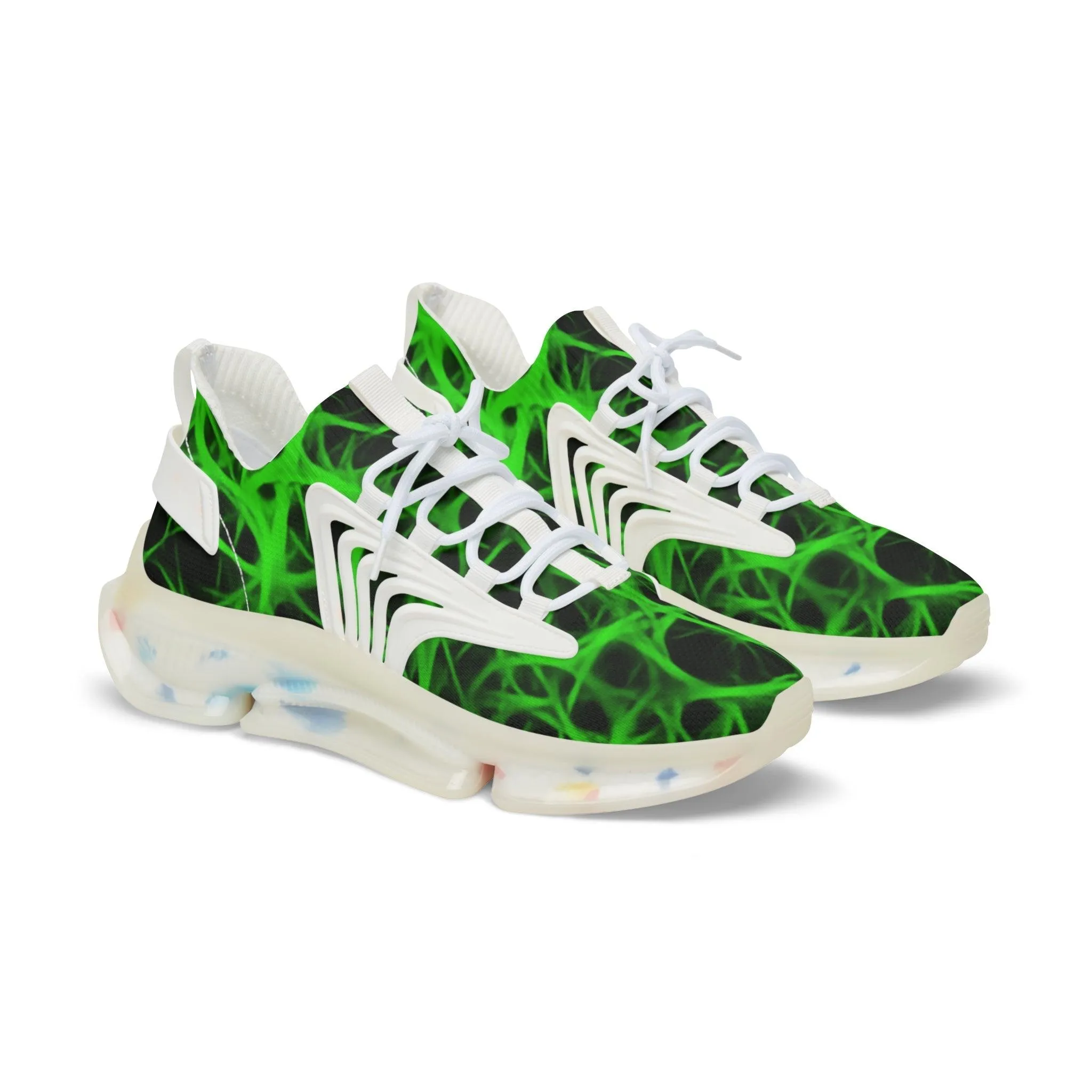 Nuclear Green Charged Men's Mesh Sneakers