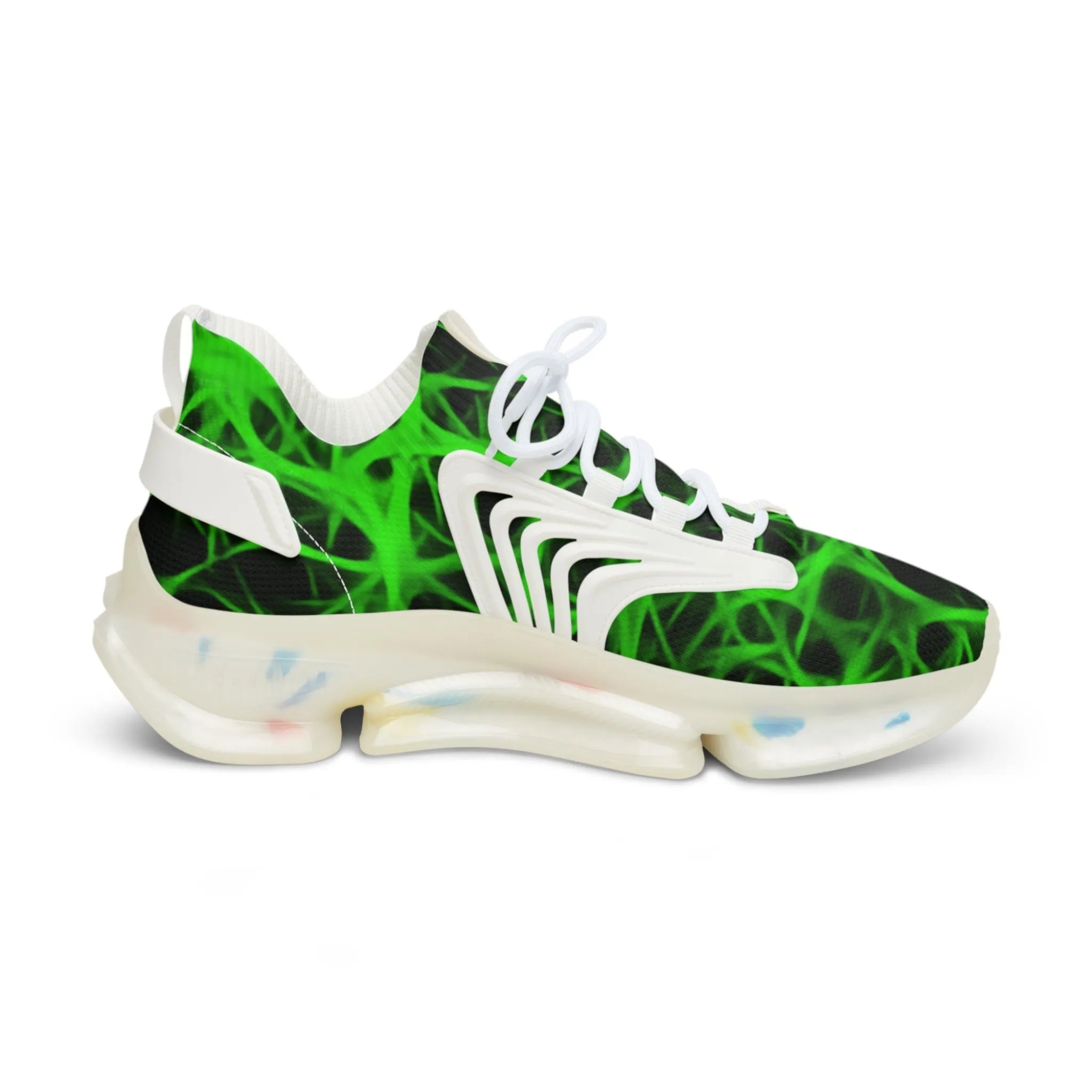 Nuclear Green Charged Men's Mesh Sneakers