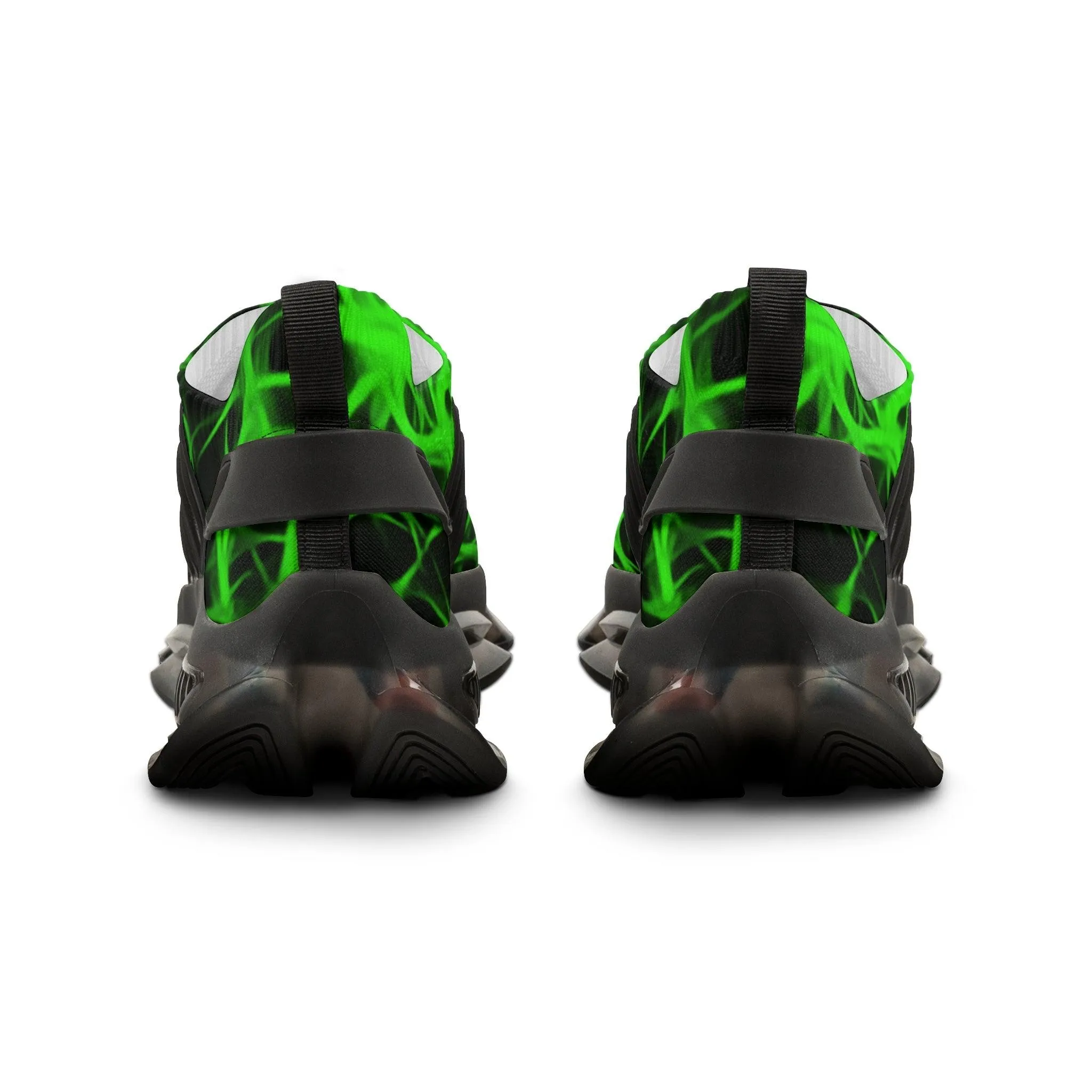 Nuclear Green Charged Men's Mesh Sneakers
