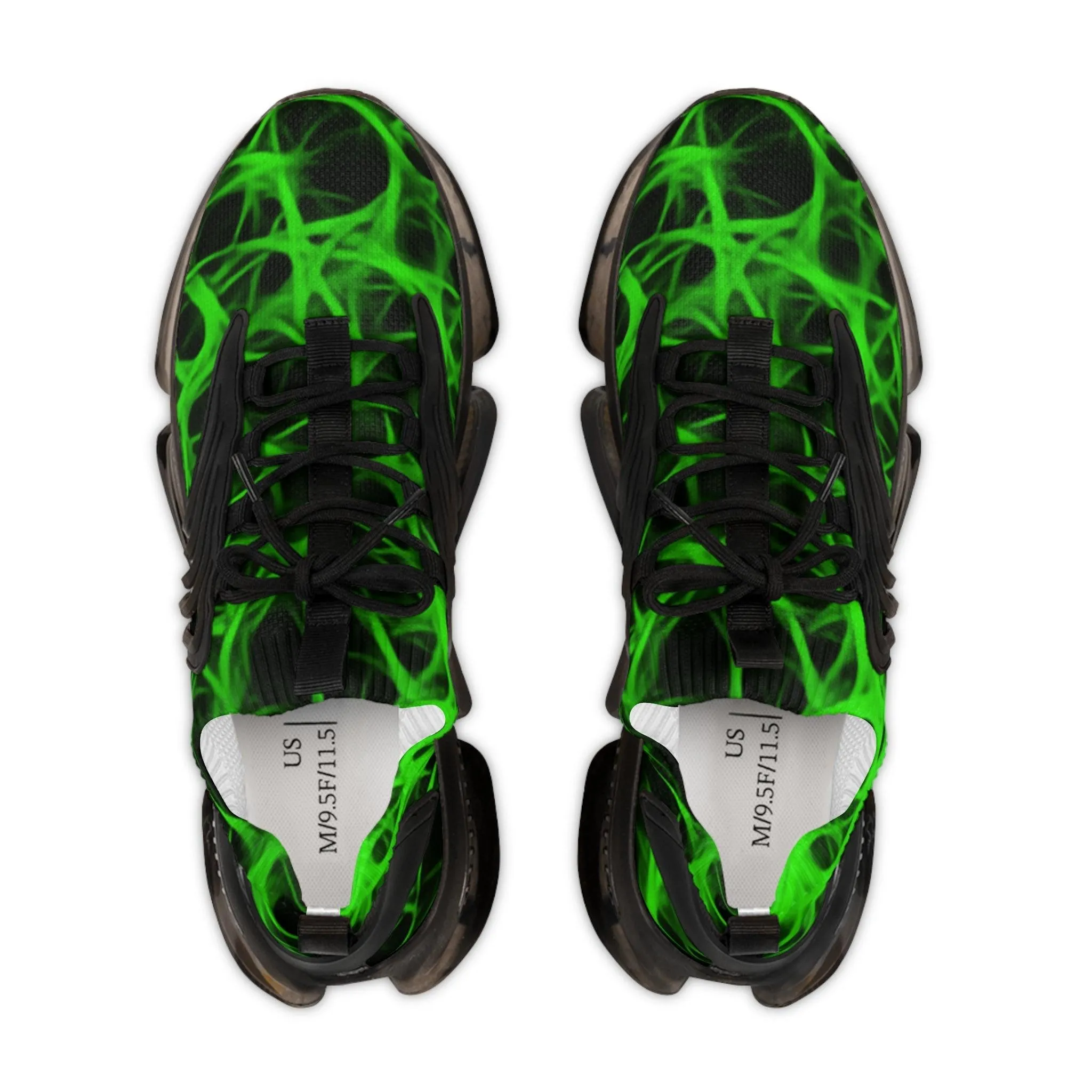 Nuclear Green Charged Men's Mesh Sneakers