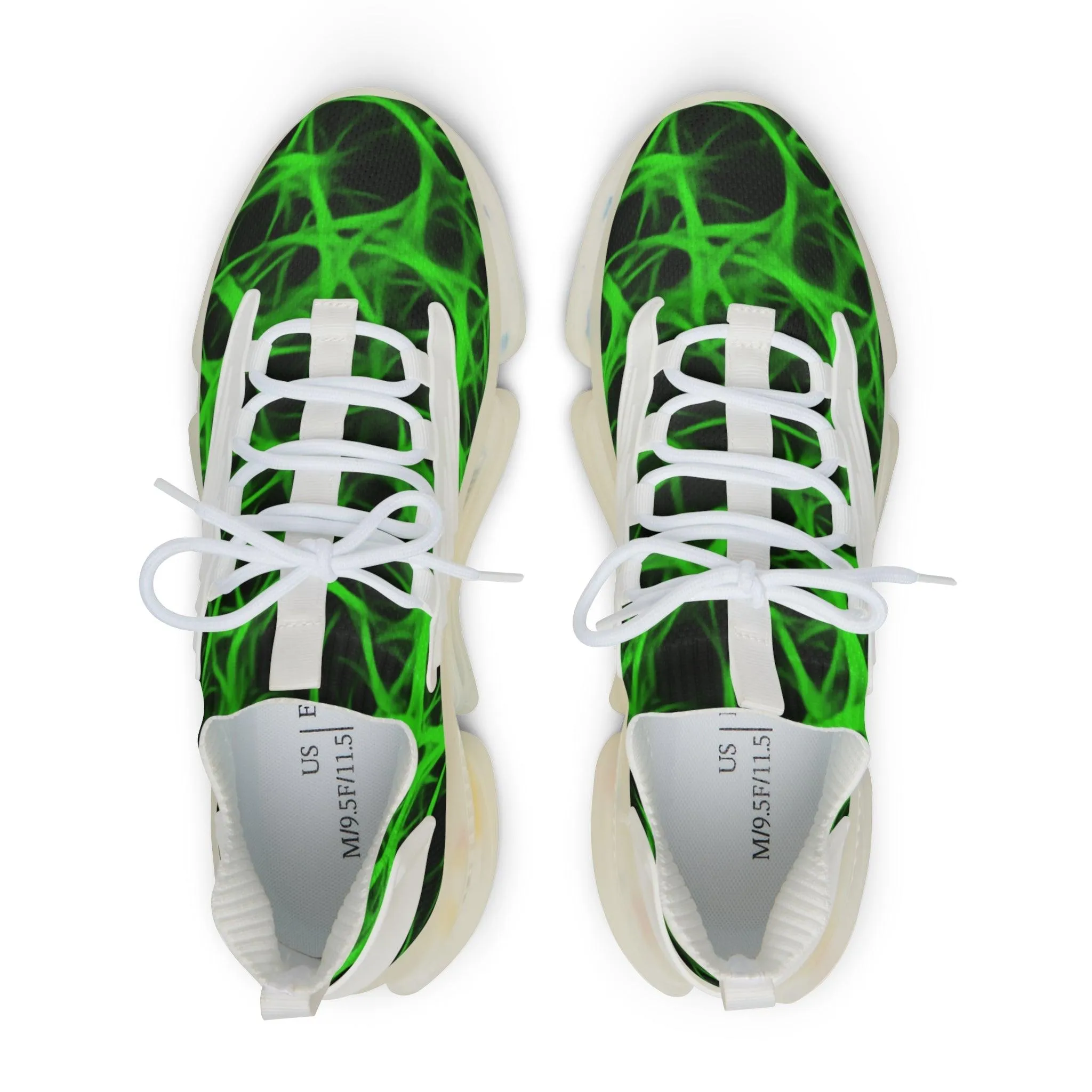 Nuclear Green Charged Men's Mesh Sneakers