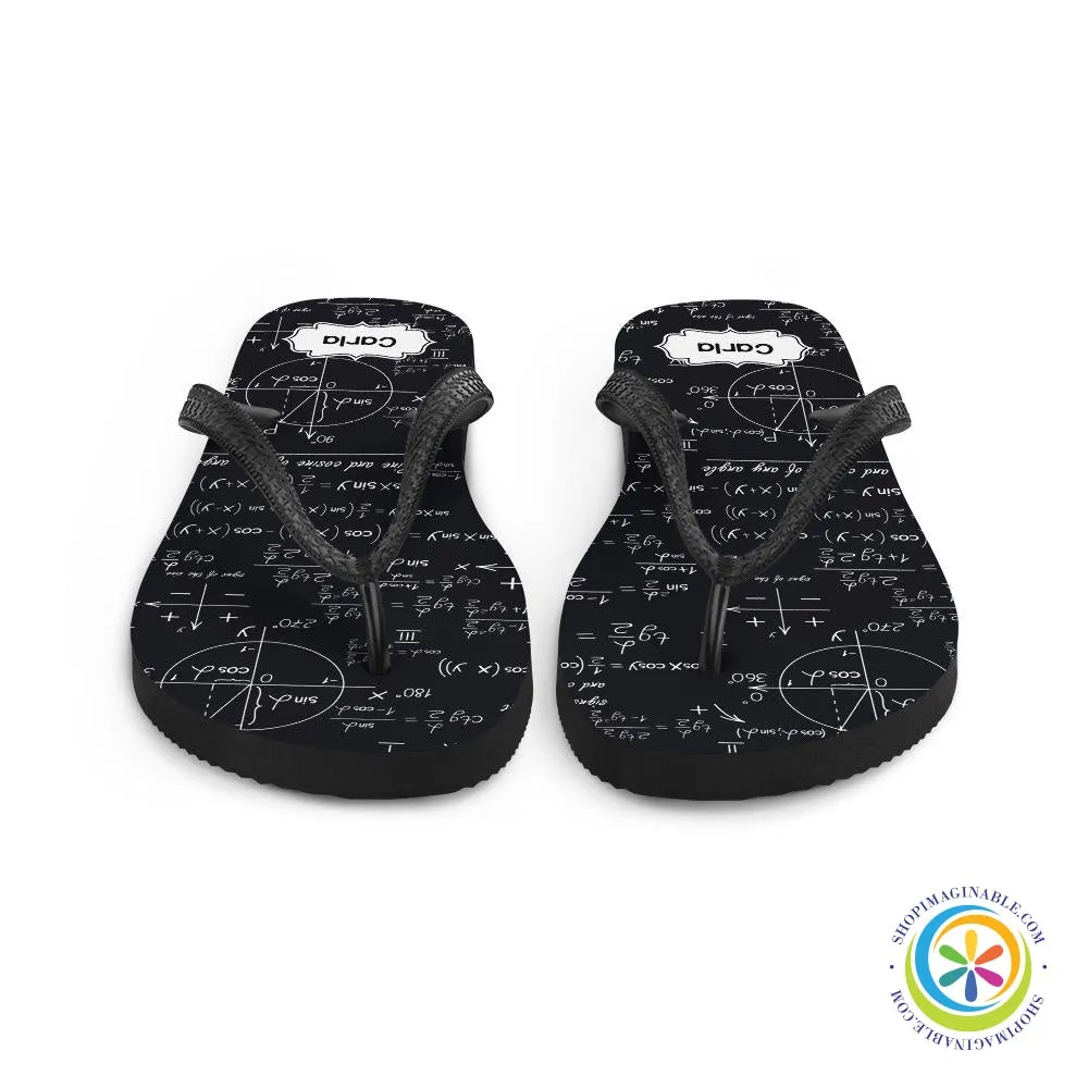 Personalized Math Flip-Flops