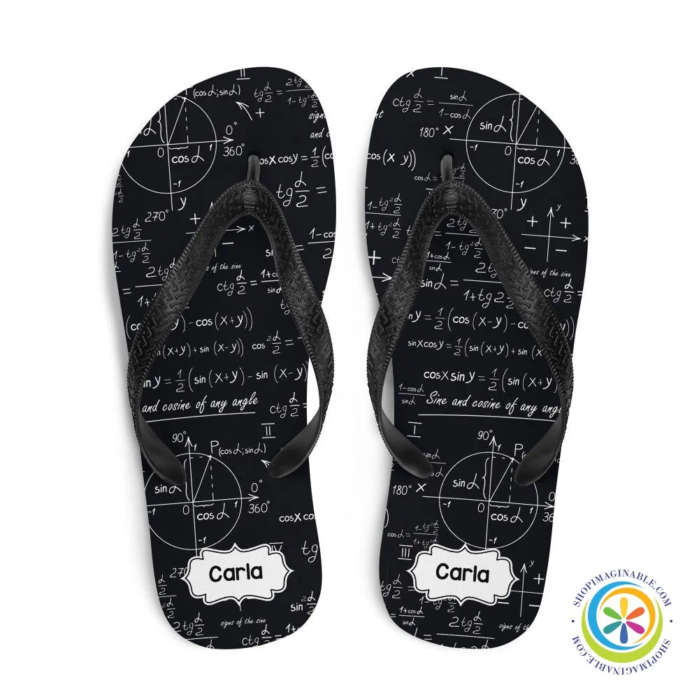 Personalized Math Flip-Flops
