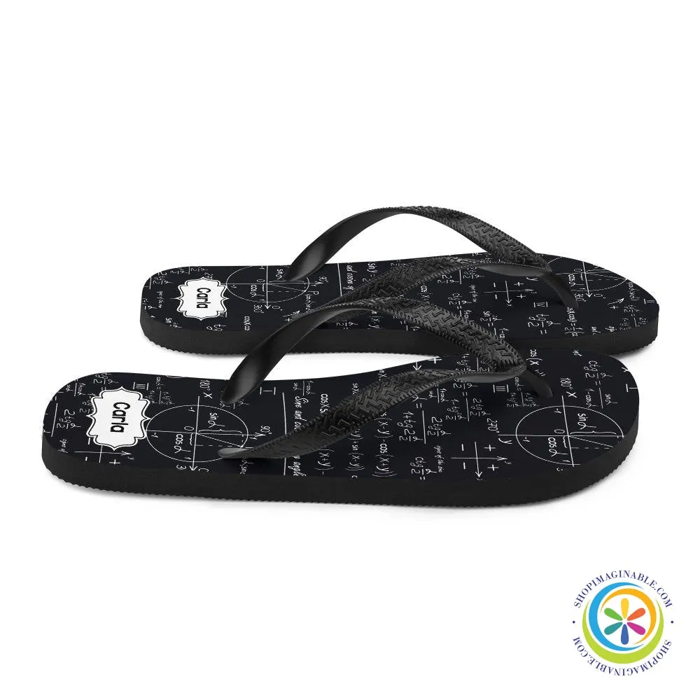 Personalized Math Flip-Flops