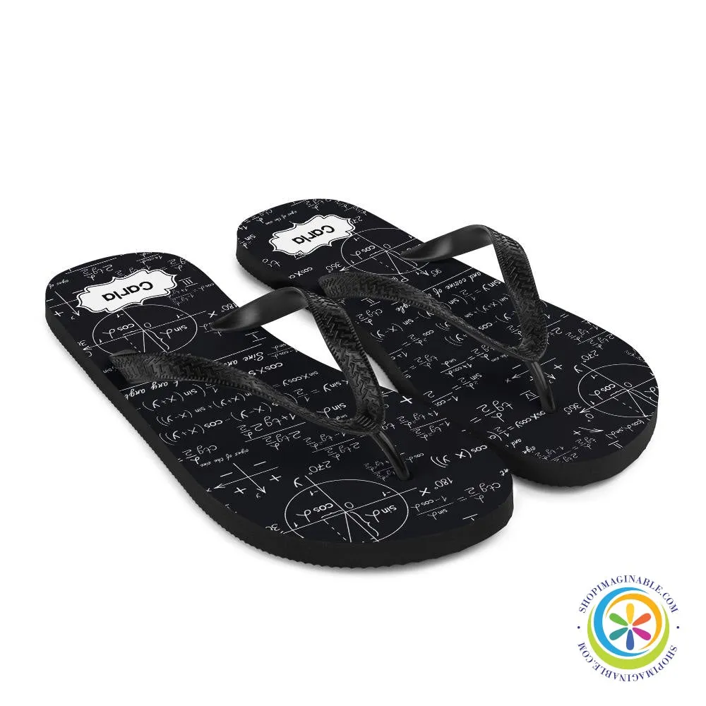 Personalized Math Flip-Flops