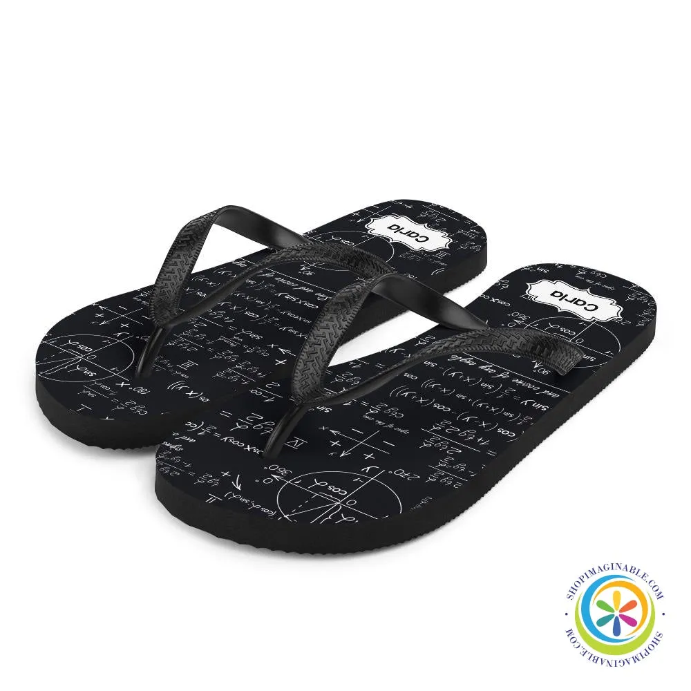 Personalized Math Flip-Flops
