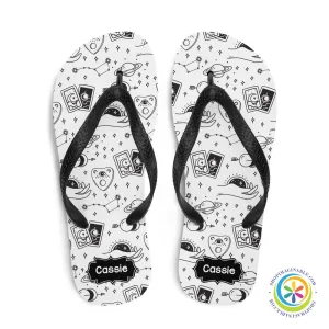Personalized Mystic Tarot Reading Flip-Flops