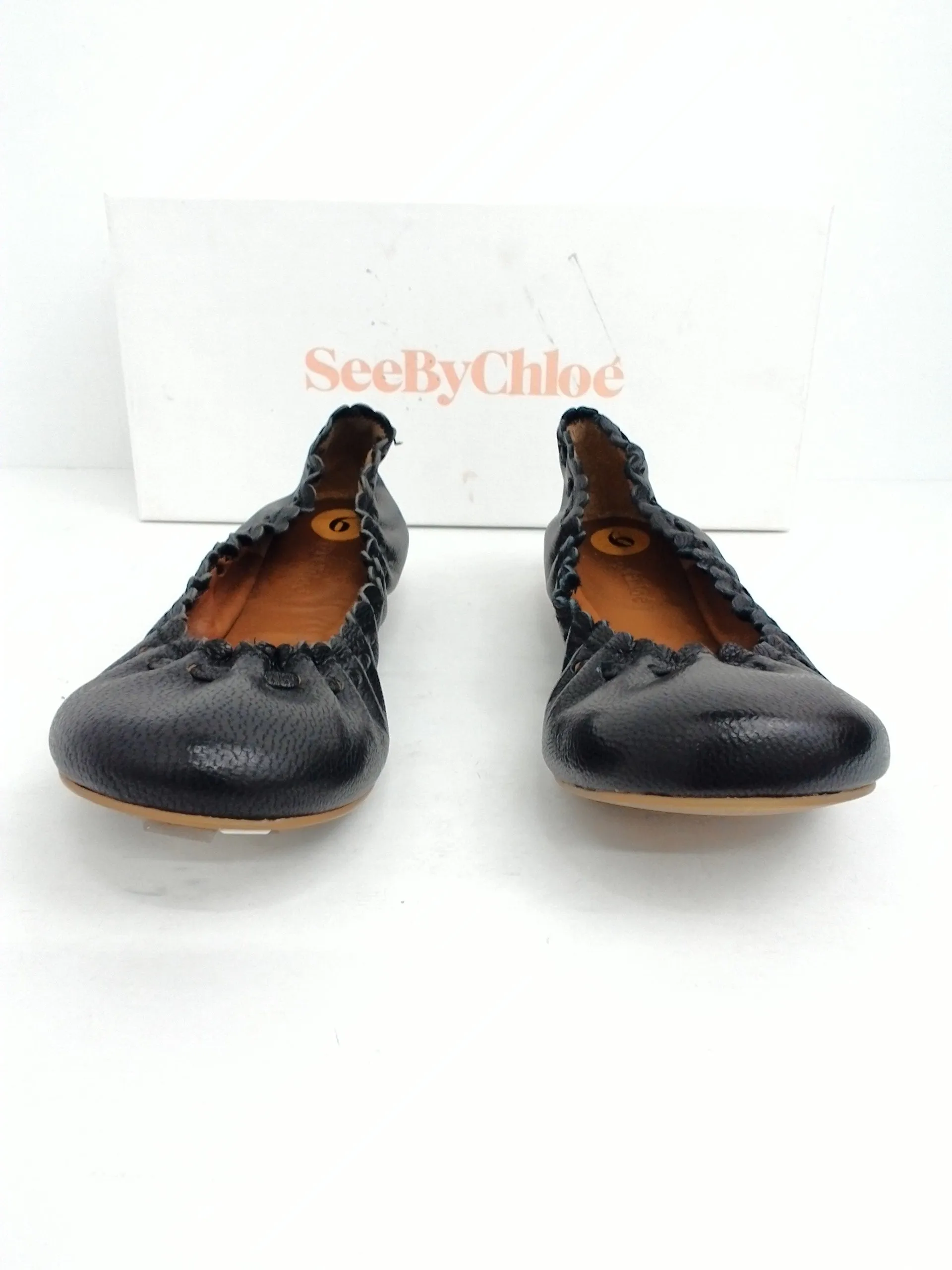 SeeByChloé Women's Goat Ballerina Lac Size 36