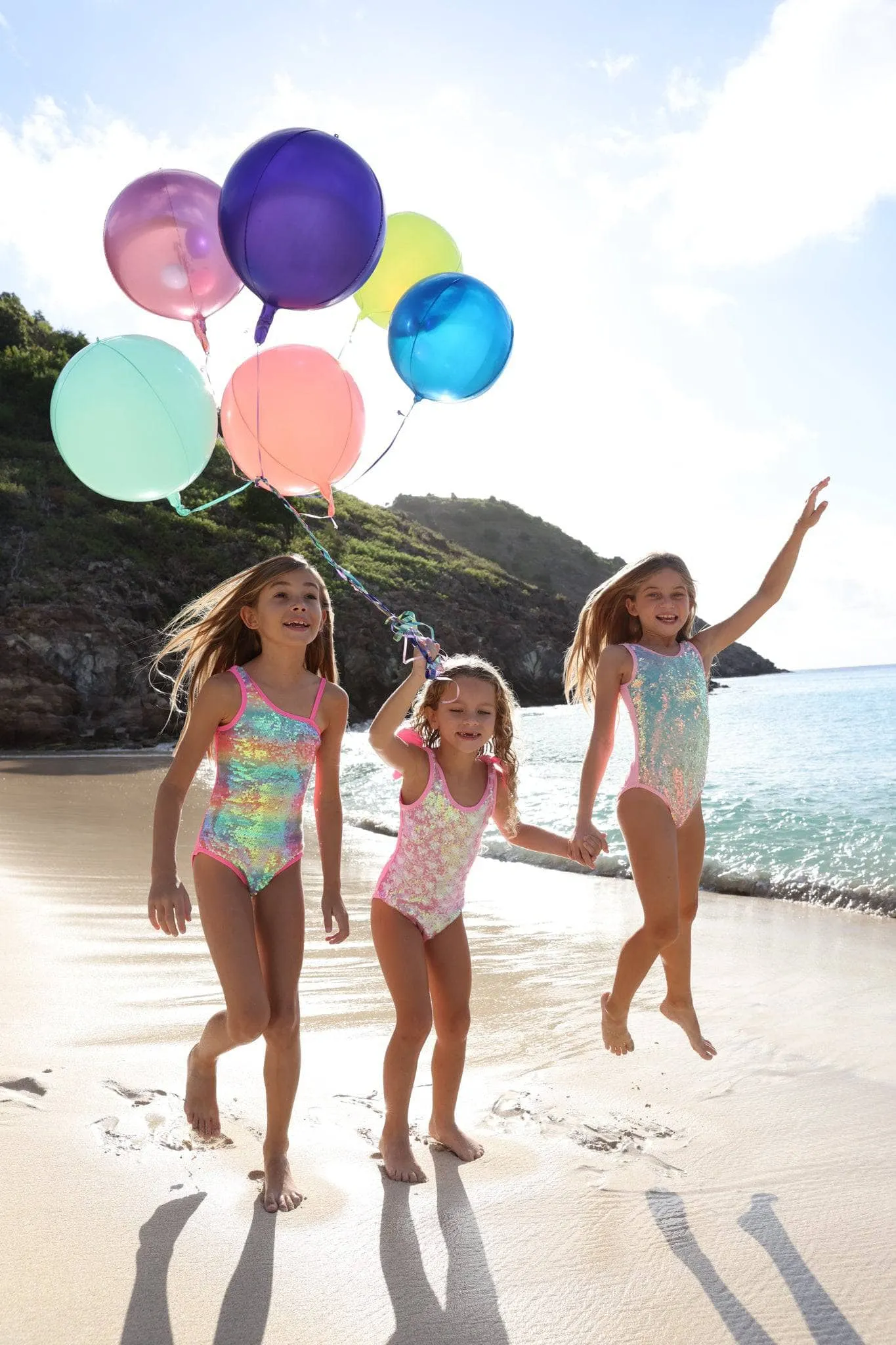 Sequin Rainbow Swim