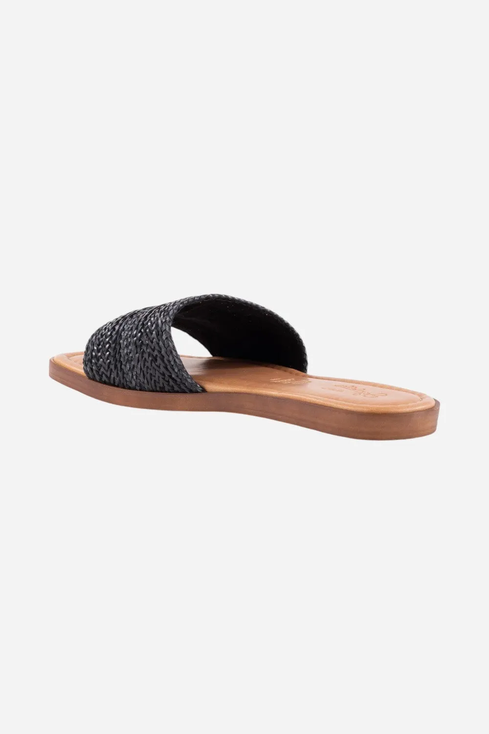 Seychelles Palms Perfection Woven Sandals in Black