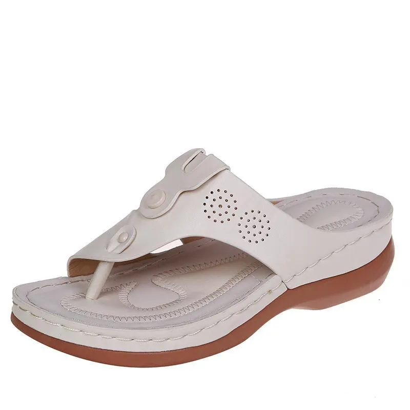 Thong Sandals Wedges Shoes Summer Beach Shoes Flip Flops