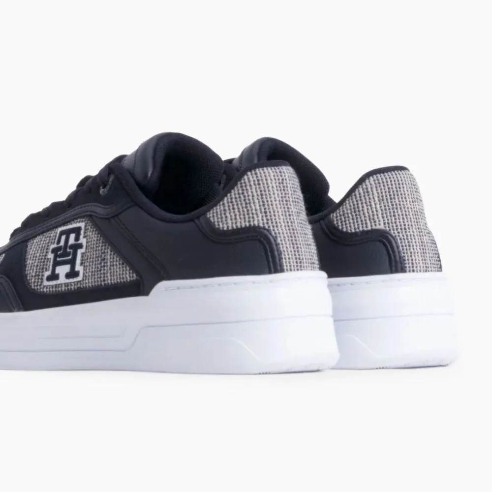 Tommy Hilfiger TH Woven Basket Sneaker Women FW0FW07289-NVYGRY