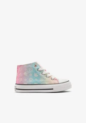 Unicorn Glitter High Sneakers