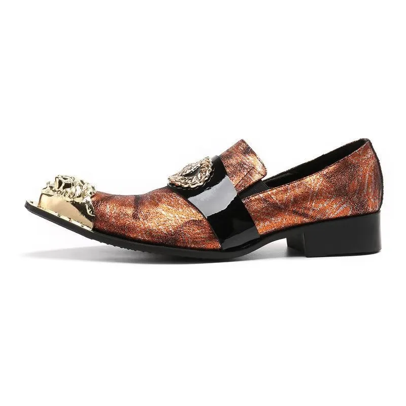 Veltique Croctex Luxe Monk Loafers