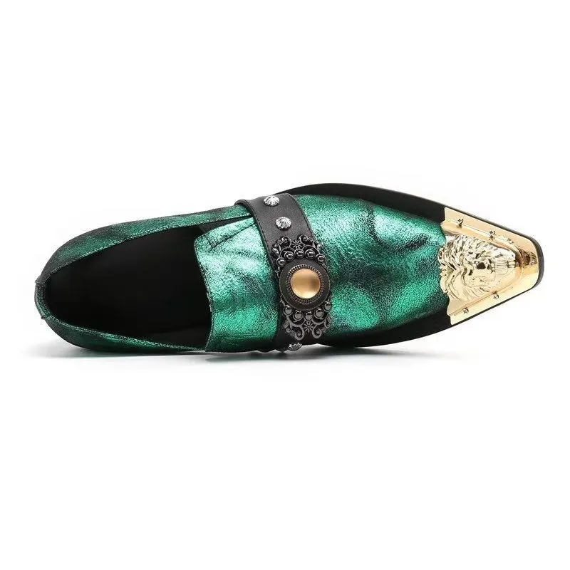 Veltique Croctex Luxe Monk Loafers