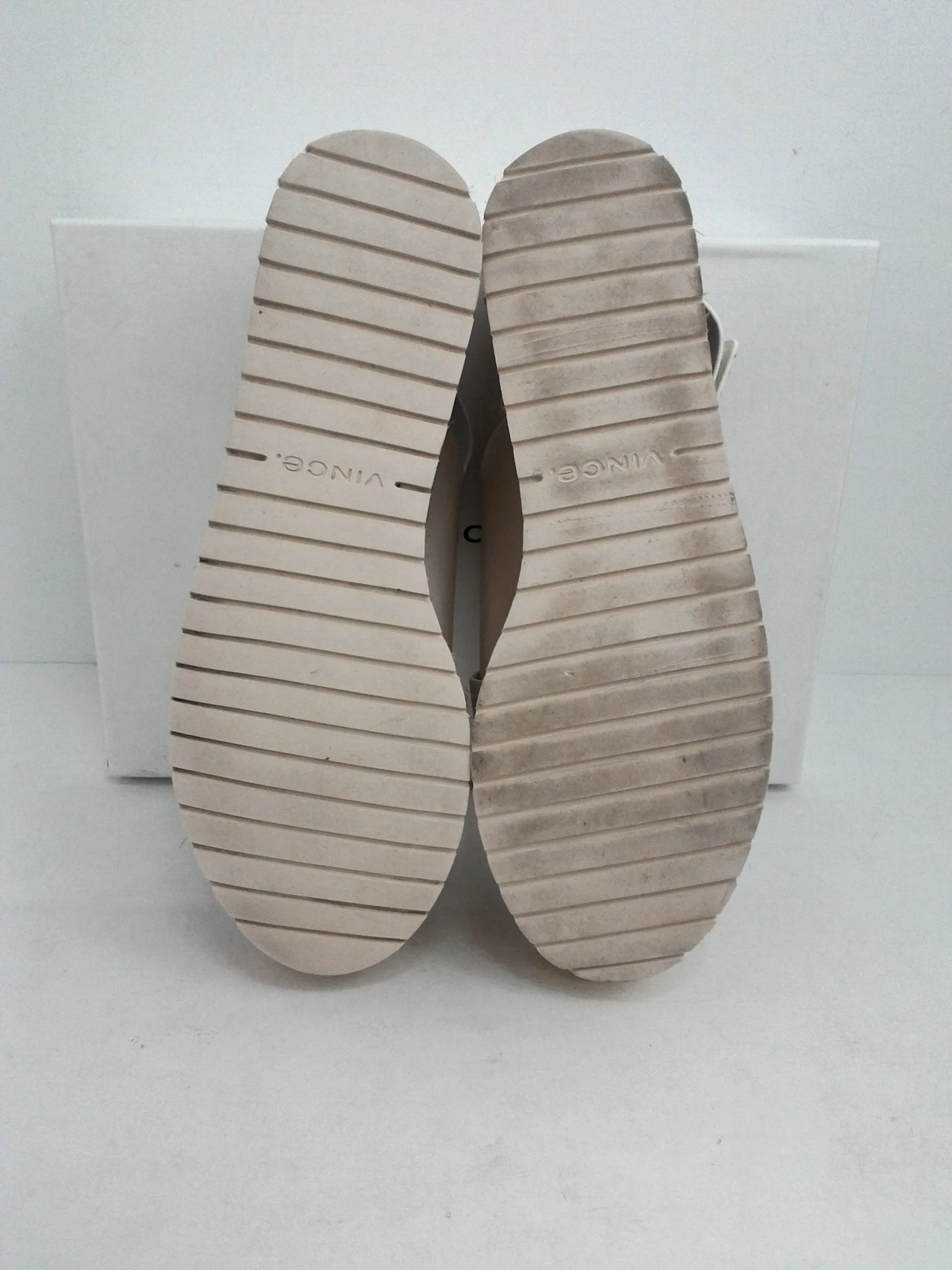 Vince Women's Jesson Of White Leather Size 8.5 M