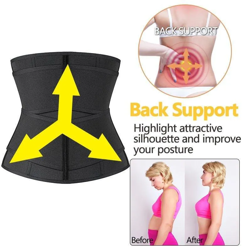 Waist Training Slimming Belt Sauna Effect