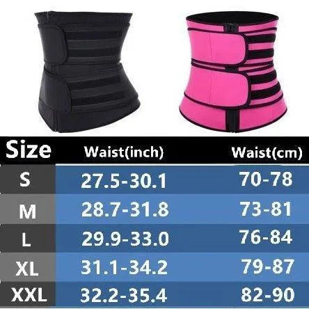 Waist Training Slimming Belt Sauna Effect