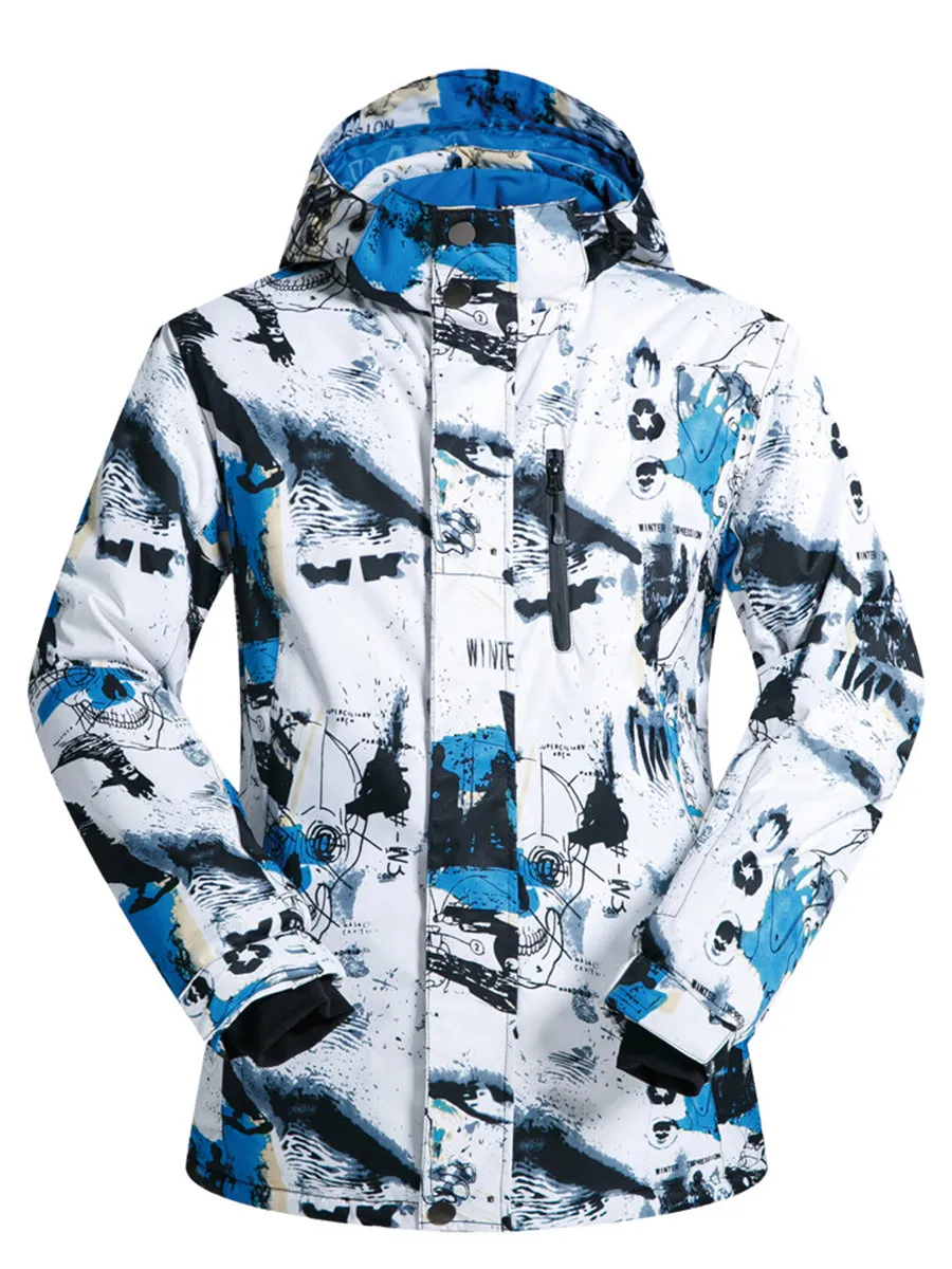 Yeefine Waterproof Men Snowboard Ski Insulated Jacket